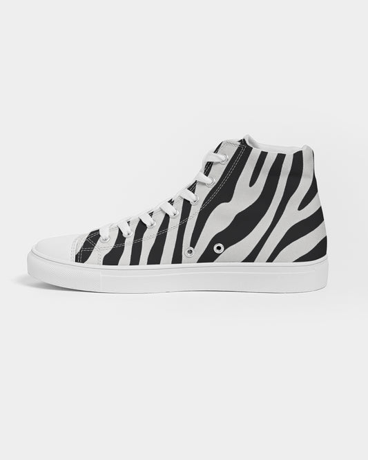 Zebraz Men's Hightop Canvas Shoe