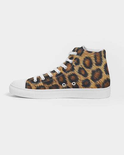 Skin of Leopard Women's Hightop Canvas Shoe