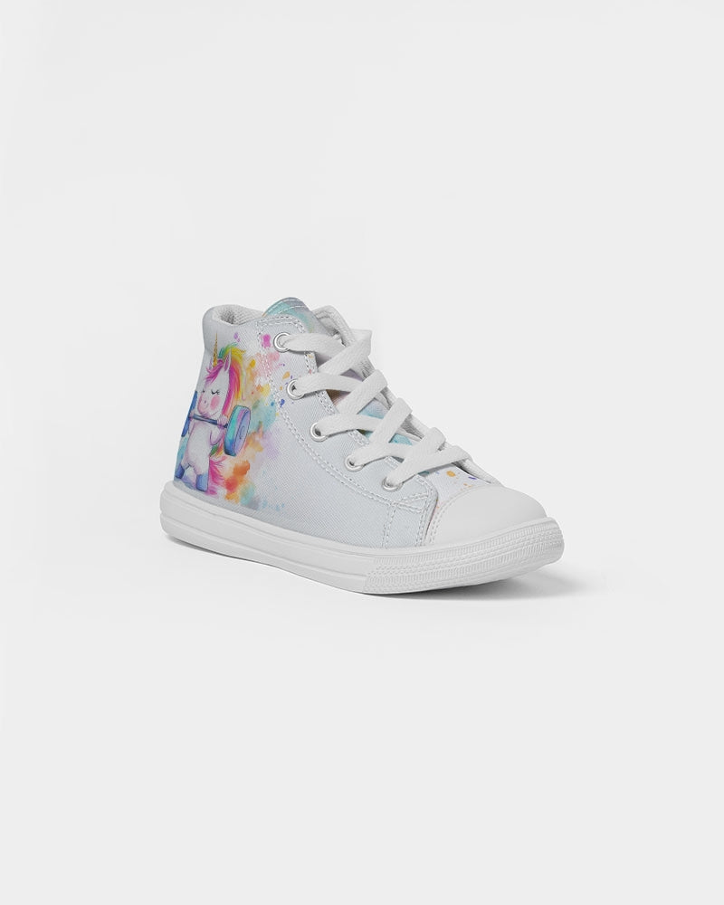 Unicorn Kids Hightop Canvas Shoe