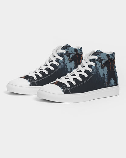 No pain No gain Men's Hightop Canvas Shoe