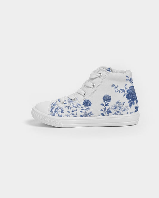 Korean Art Kids Hightop Canvas Shoe