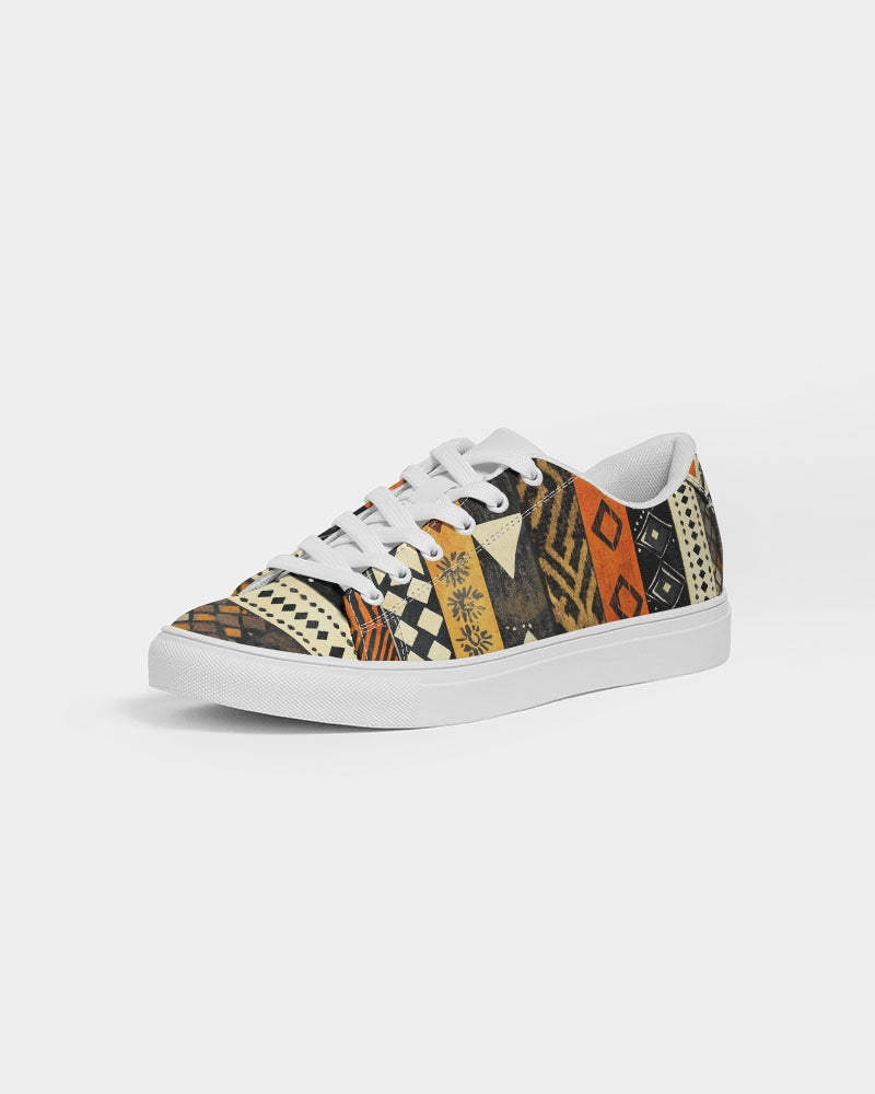 African Tribal Men's Faux-Leather Sneaker