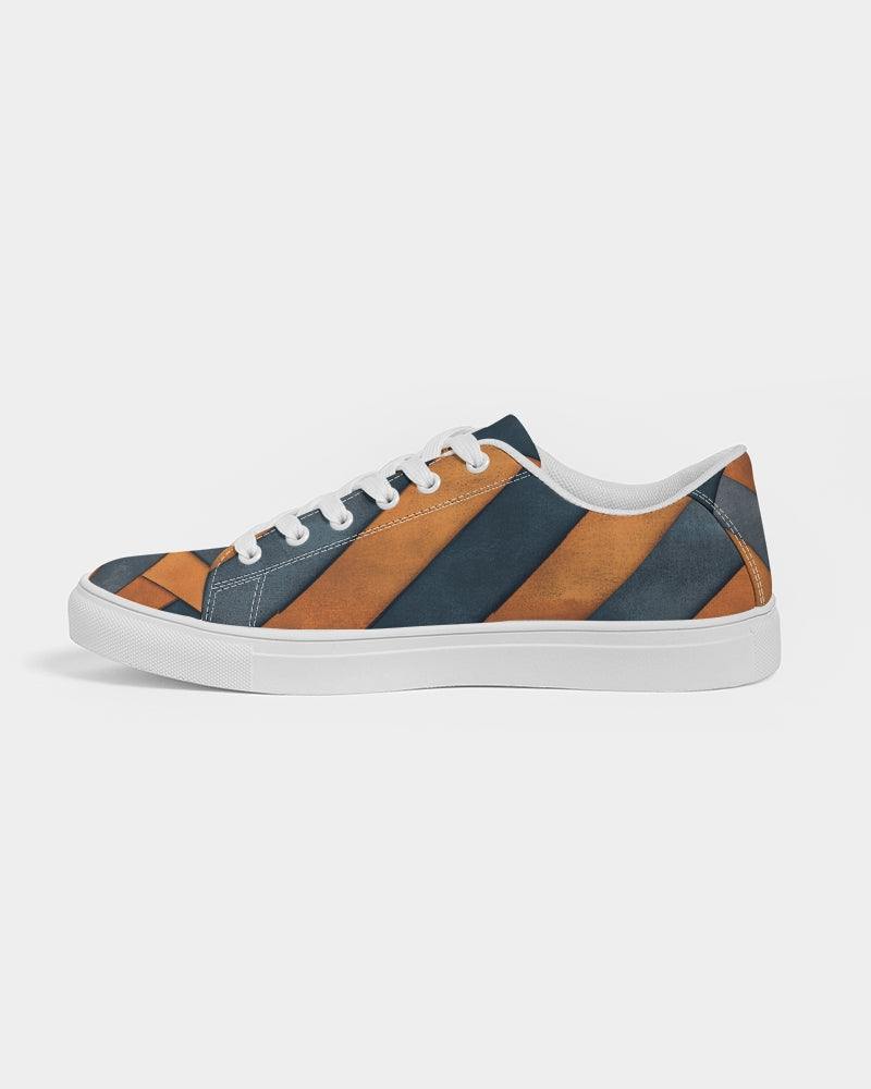 Herringbone Men's Faux-Leather Sneaker