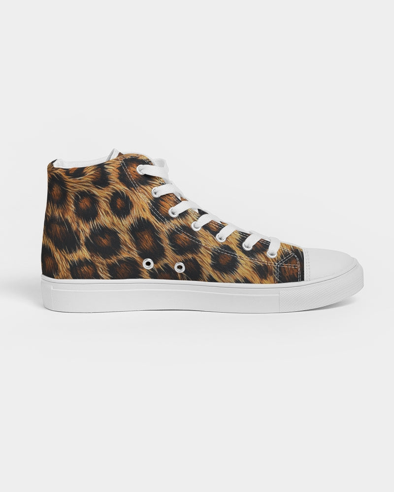 Skin of Leopard Women's Hightop Canvas Shoe