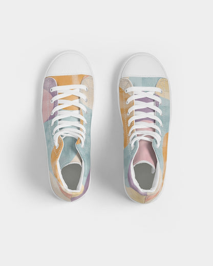 Pastel Dream Women's Hightop Canvas Shoe