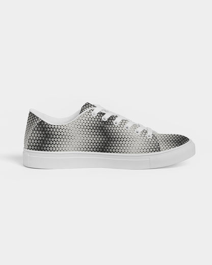 Black and White Shades Men's Faux-Leather Sneaker