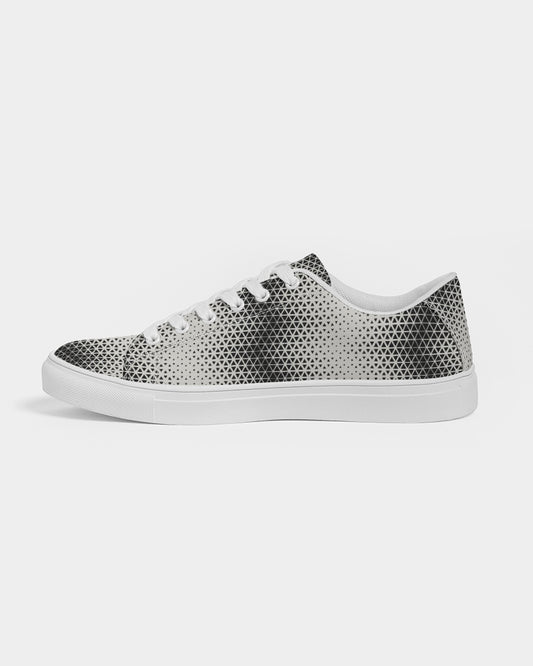 Black and White Shades Women's Faux-Leather Sneaker