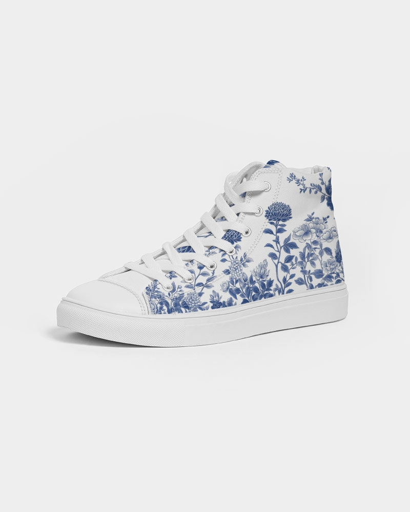 Korean Art Men's Hightop Canvas Shoe