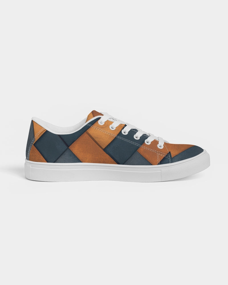 Herringbone Women's Faux-Leather Sneaker