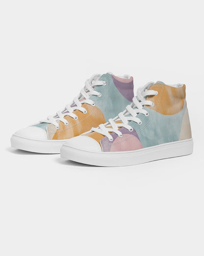 Pastel Dream Women's Hightop Canvas Shoe