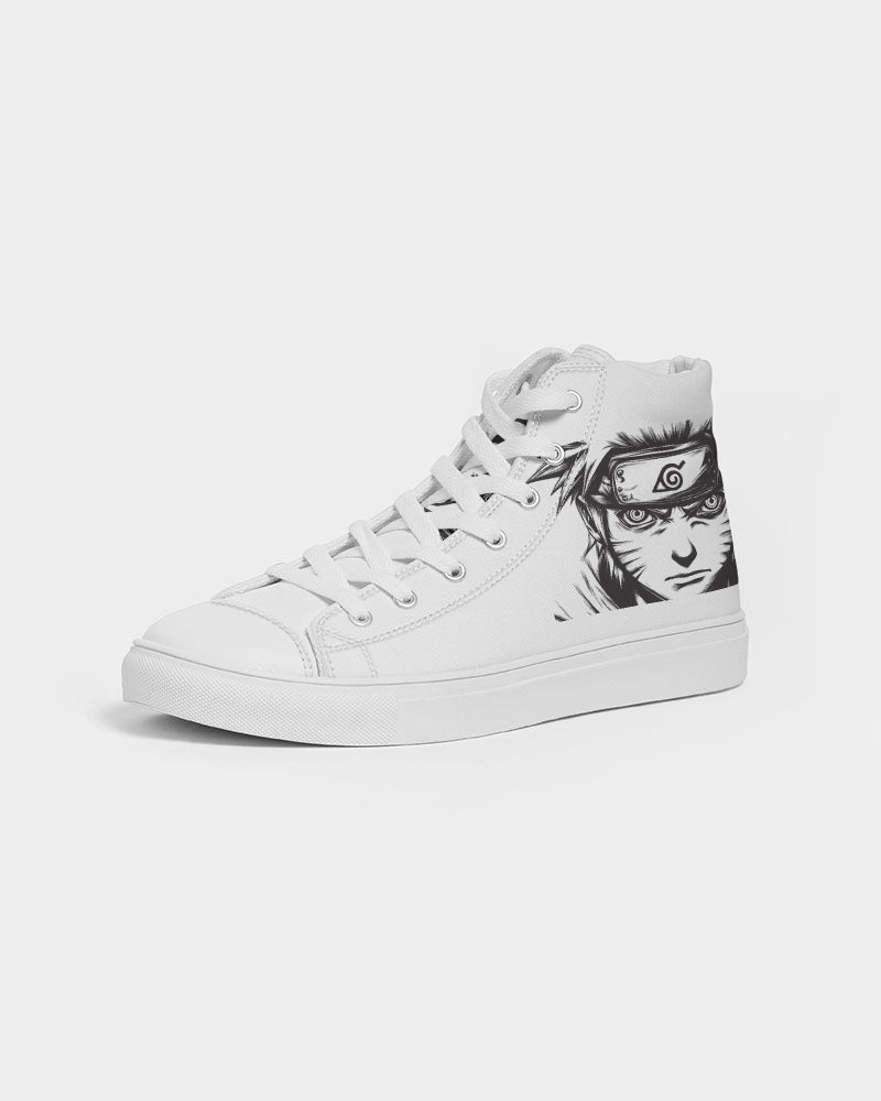 Sketched Naruto Men's Hightop Canvas Shoe