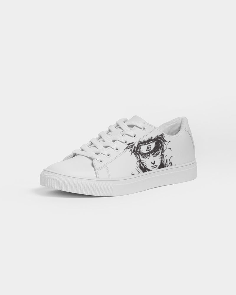 Sketched Naruto Men's Faux-Leather Sneaker