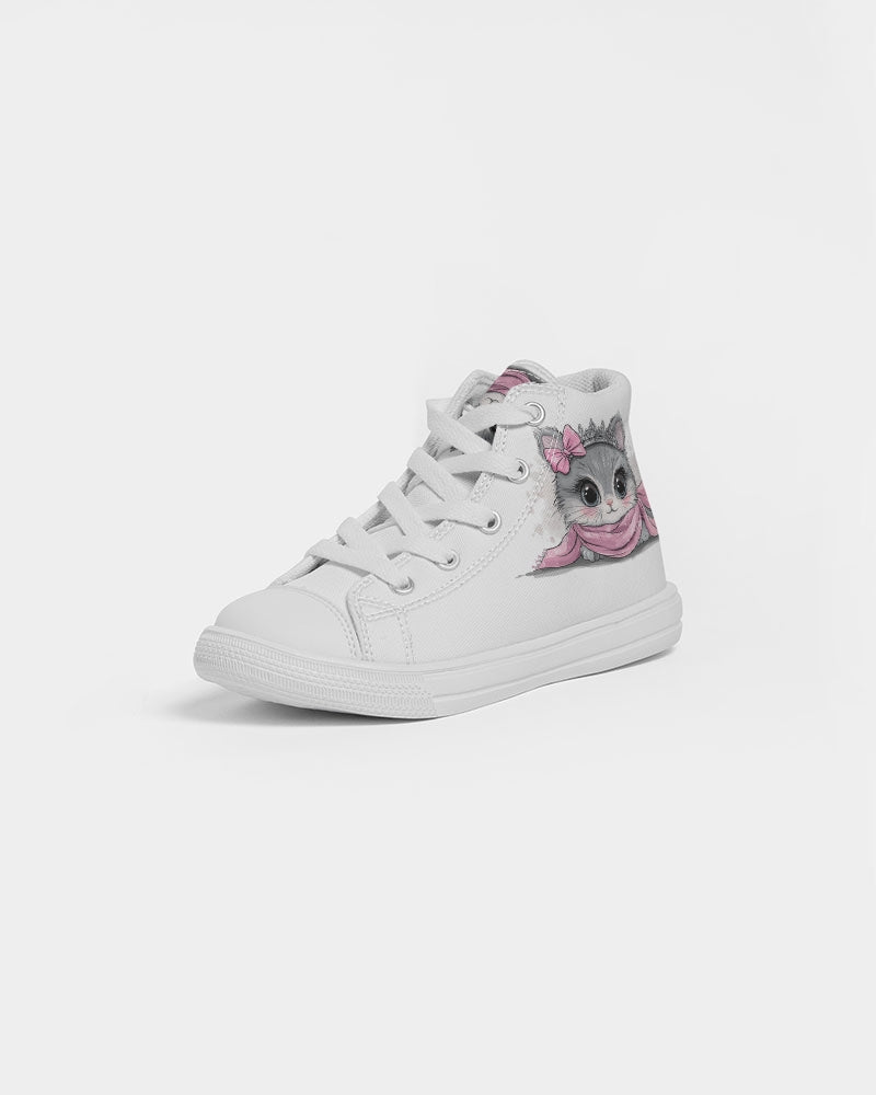 Kitty Kids Hightop Canvas Shoe