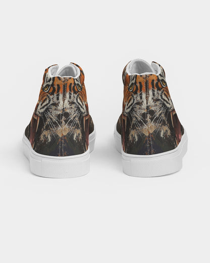 Painted Tiger Men's Hightop Canvas Shoe