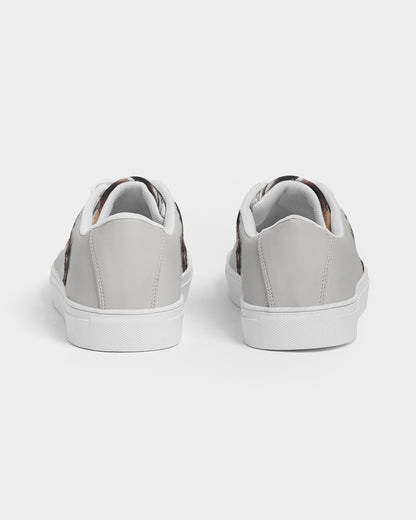 Goku with Intense look Men's Faux-Leather Sneaker