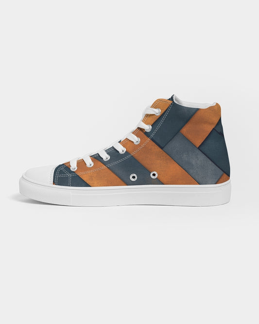 Herringbone Women's Hightop Canvas Shoe