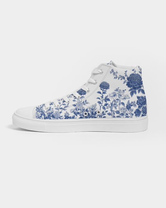 Korean Art Men's Hightop Canvas Shoe