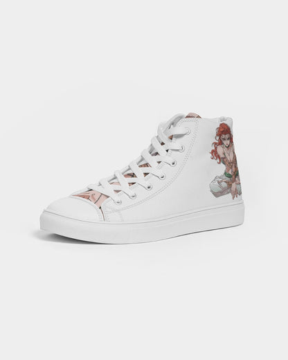 Tattoo Girl Women's Hightop Canvas Shoe