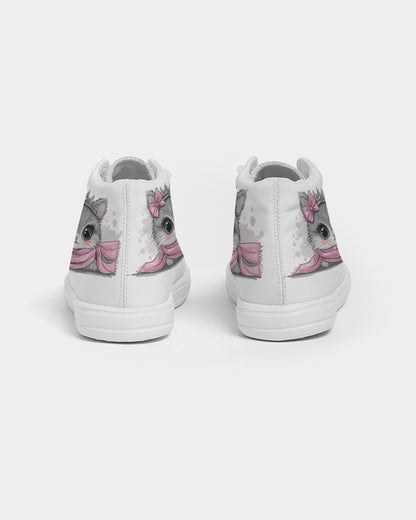 Kitty Kids Hightop Canvas Shoe