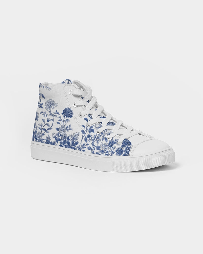 Korean Art Men's Hightop Canvas Shoe