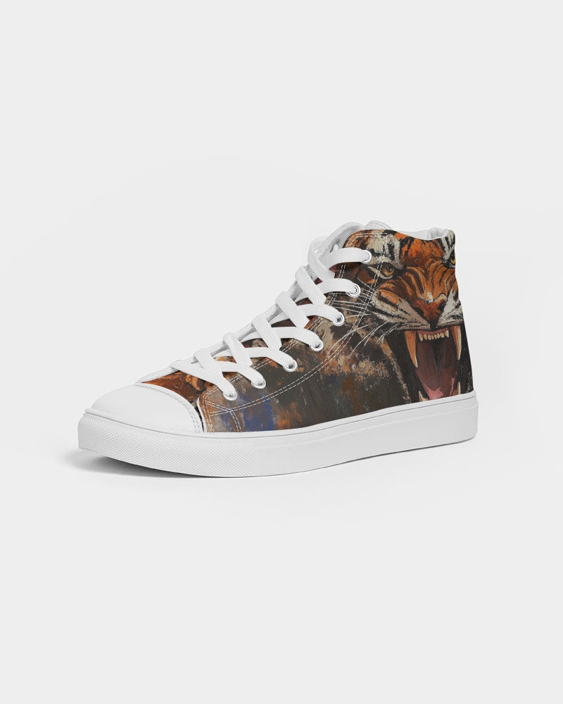 Painted Tiger Men's Hightop Canvas Shoe