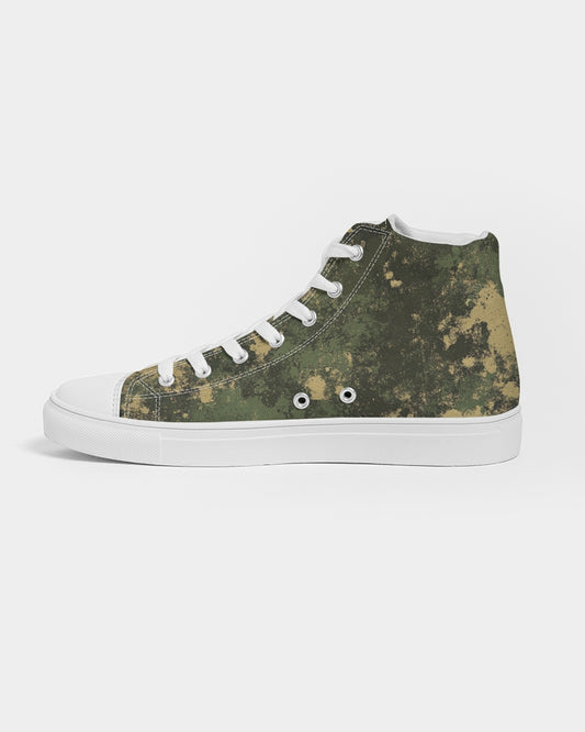 Camouflage Men's Hightop Canvas Shoe