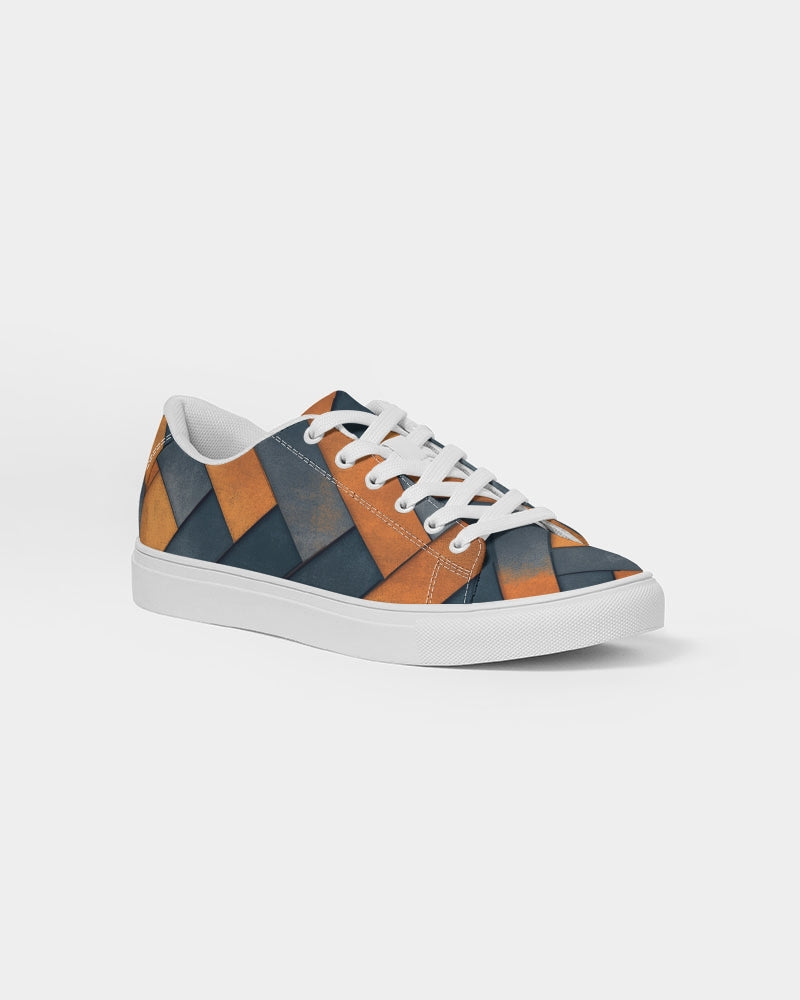 Herringbone Men's Faux-Leather Sneaker