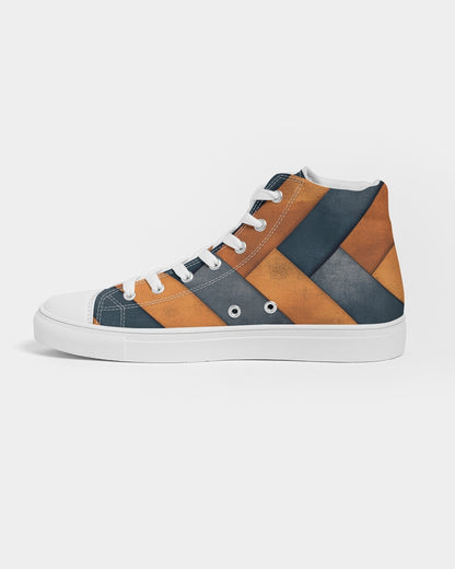 Herringbone Men's Hightop Canvas Shoe