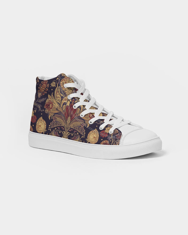 Kalamkari Nature Women's Hightop Canvas Shoe