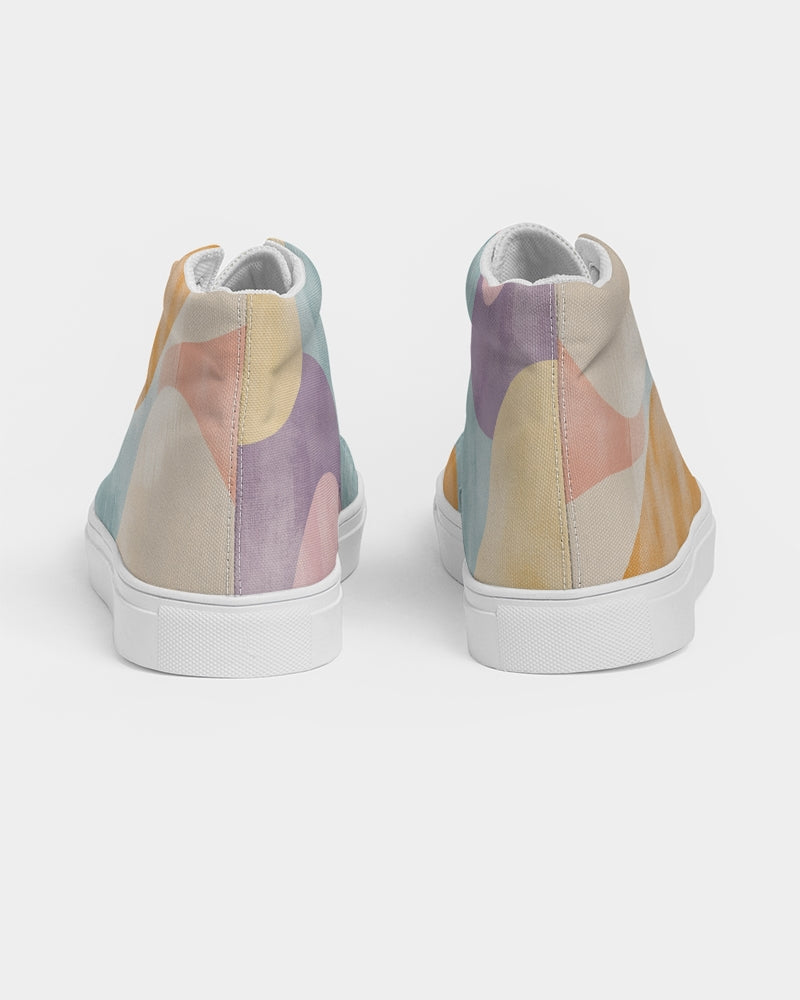 Pastel Dream Women's Hightop Canvas Shoe