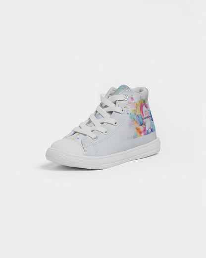 Unicorn Kids Hightop Canvas Shoe