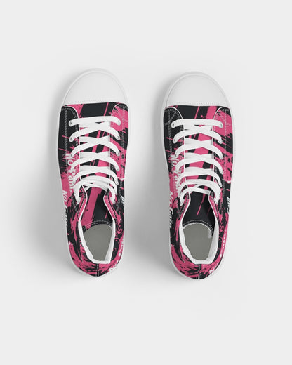 No Pain No Gain Women's Hightop Canvas Shoe