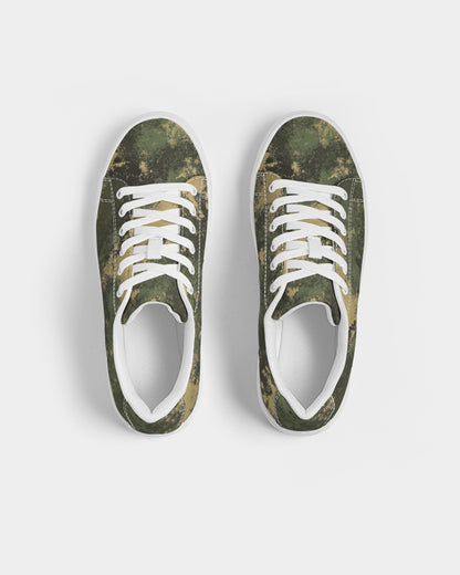 Camouflage Men's Faux-Leather Sneaker