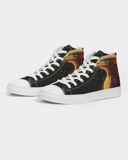 Fiery Eagle Men's Hightop Canvas Shoe