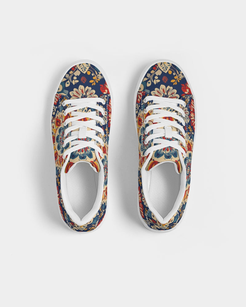 Indo Fusion Mandala Women's Faux-Leather Sneaker