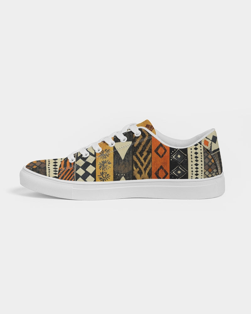 African Tribal Men's Faux-Leather Sneaker