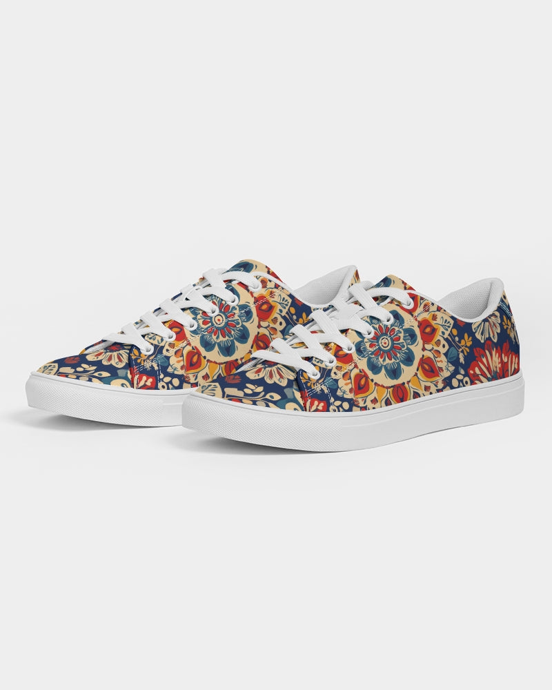 Indo Fusion Mandala Women's Faux-Leather Sneaker