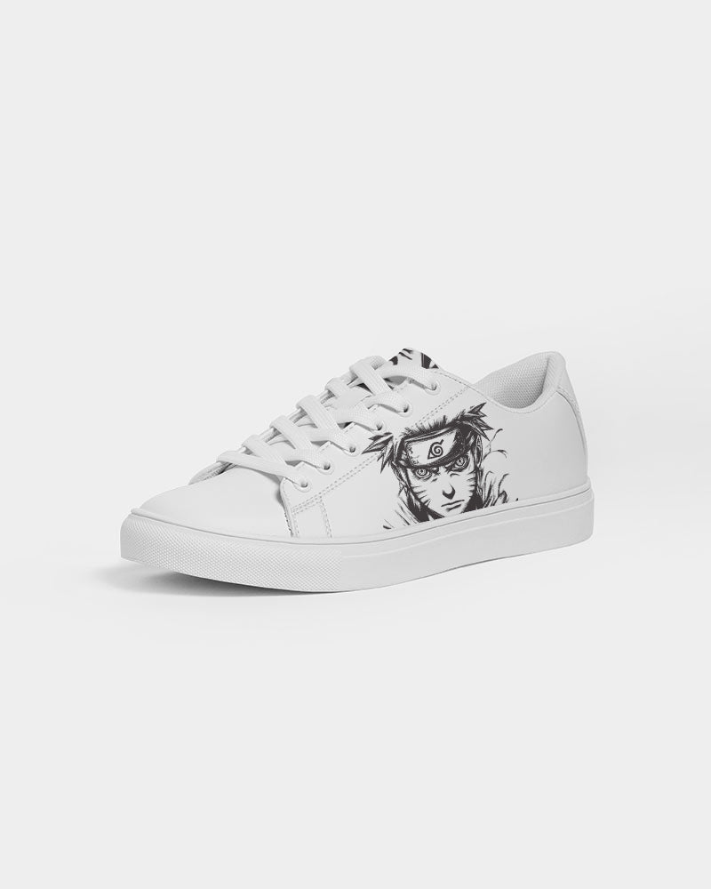 Sketched Naruto Women's Faux-Leather Sneaker