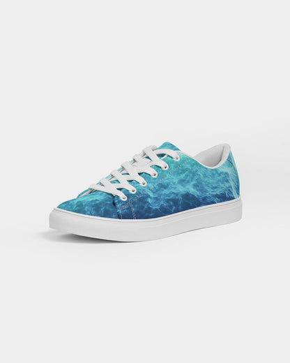 Ocean Theme Women's Faux-Leather Sneaker