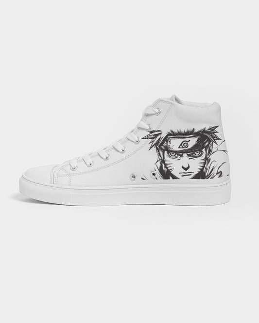 Sketched Naruto Women's Hightop Canvas Shoe