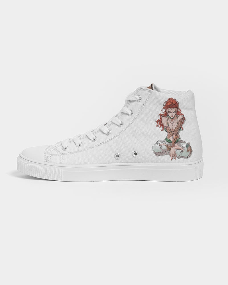 Tattoo Girl Women's Hightop Canvas Shoe