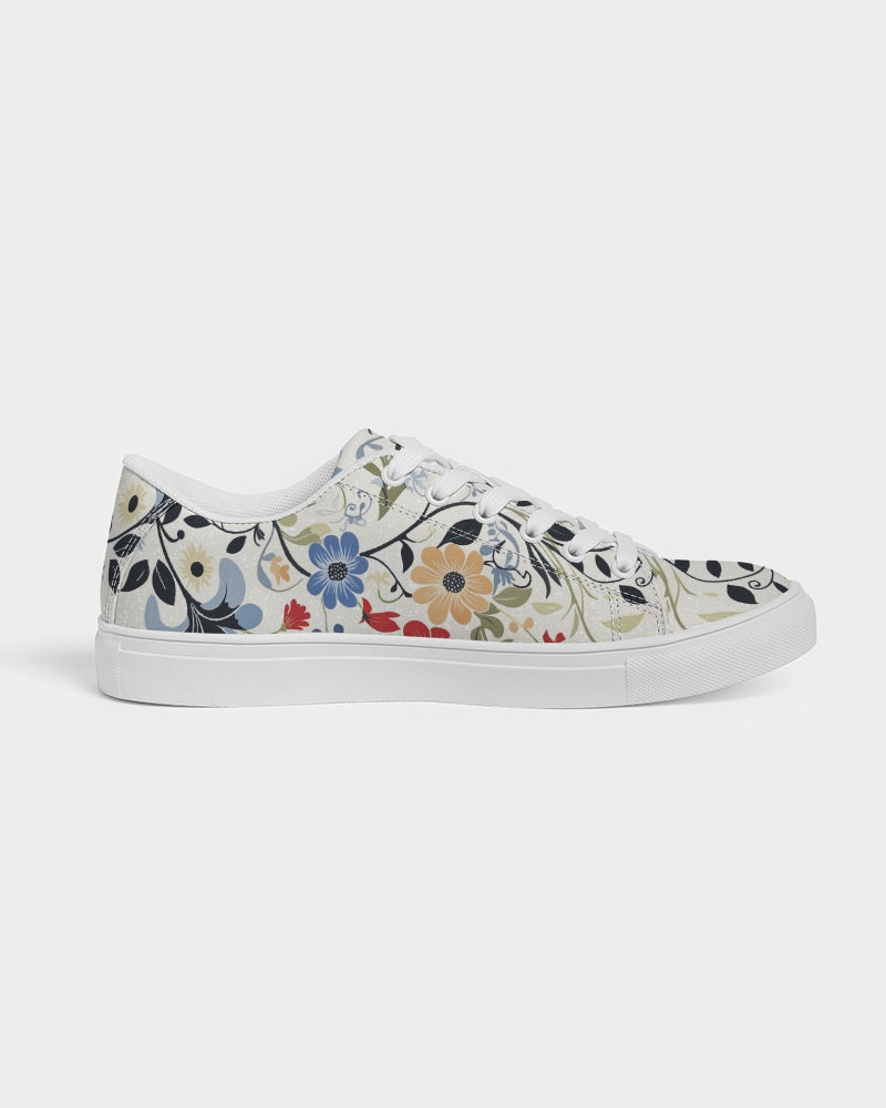 Scandinavian Folk Art Women's Faux-Leather Sneaker