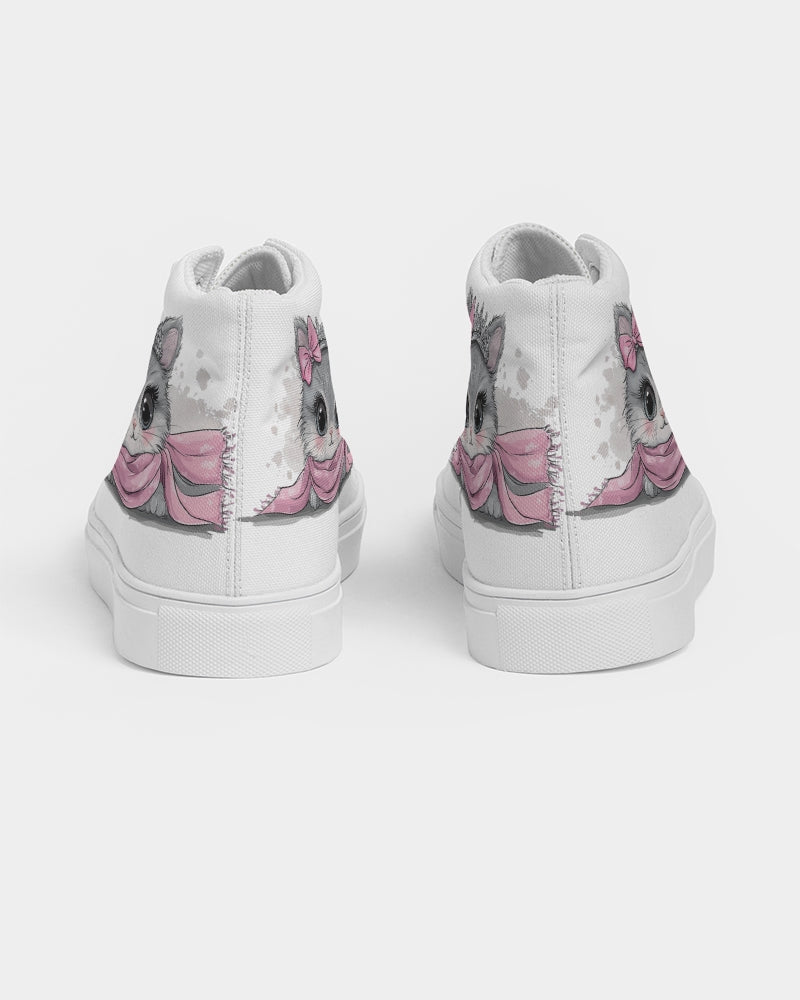 Kitty Women's Hightop Canvas Shoe