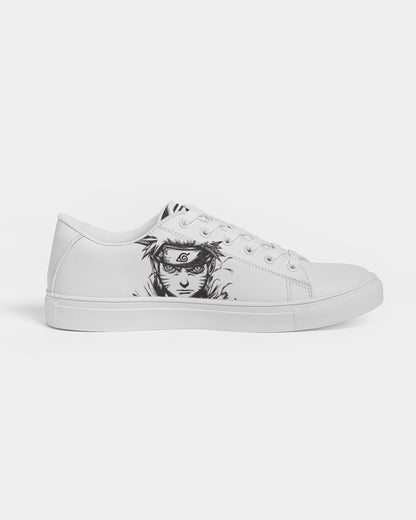 Sketched Naruto Men's Faux-Leather Sneaker