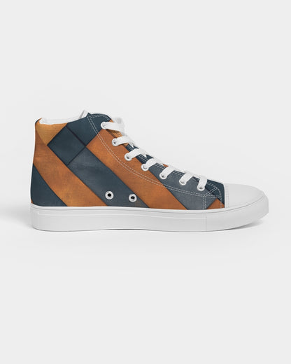 Herringbone Men's Hightop Canvas Shoe