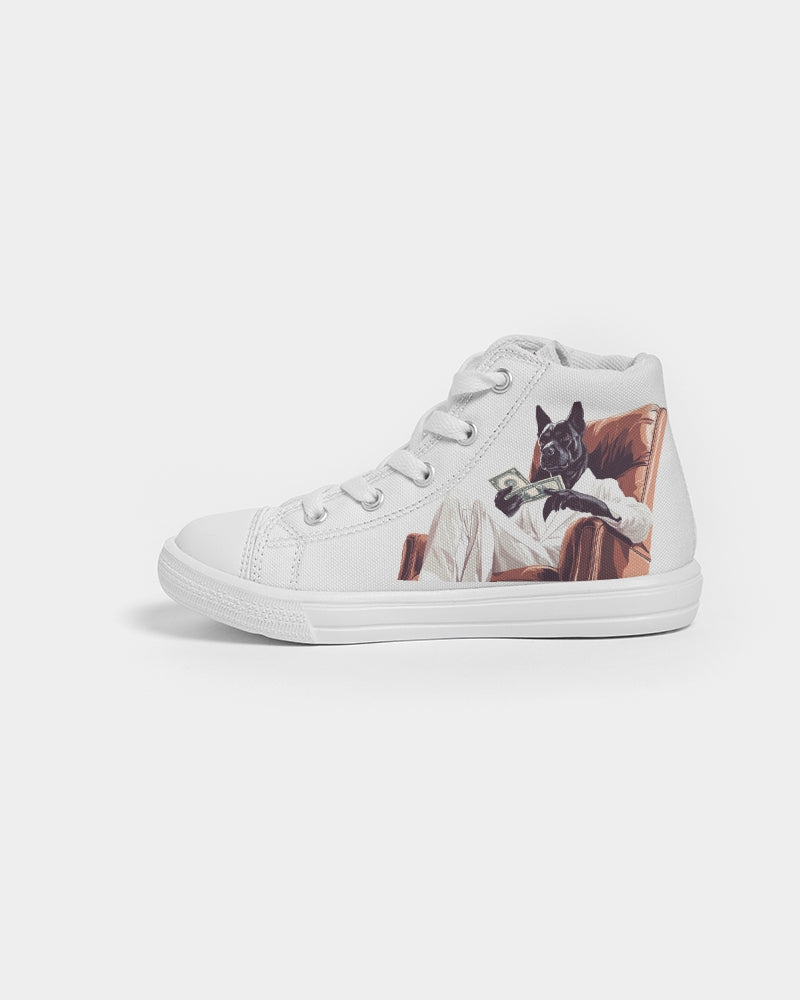 Dogfather Kids Hightop Canvas Shoe