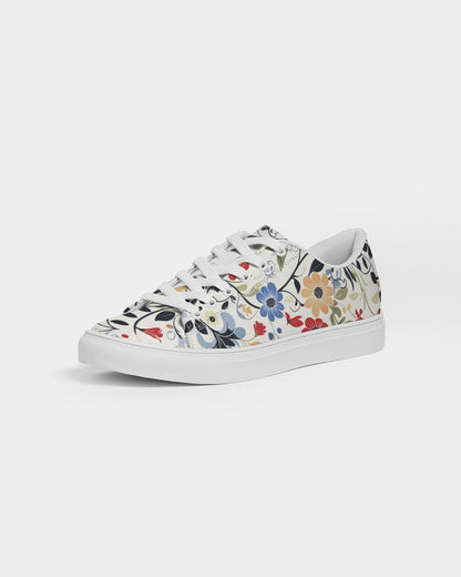 Scandinavian Folk Art Women's Faux-Leather Sneaker