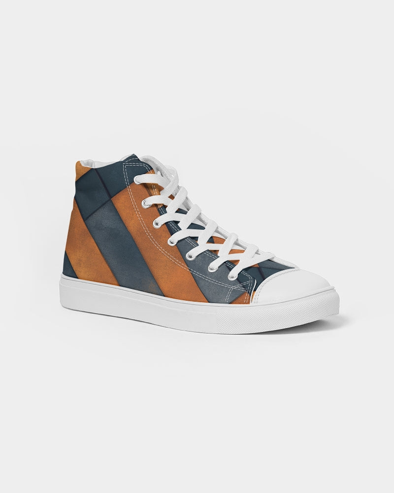 Herringbone Men's Hightop Canvas Shoe