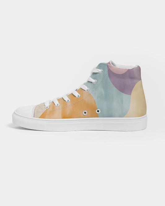 Pastel Dream Women's Hightop Canvas Shoe