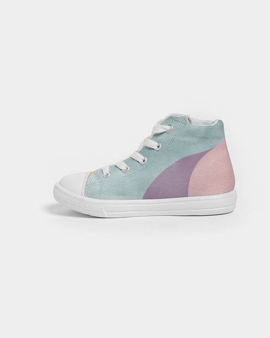 Pastel Dream Kids Hightop Canvas Shoe